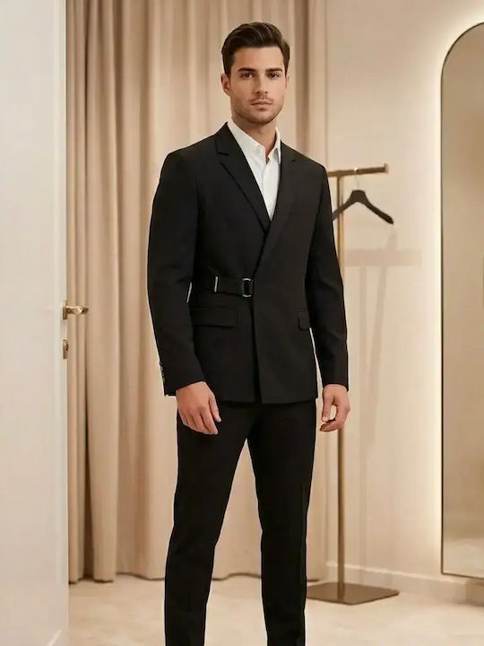Men's Groom's Suit Black