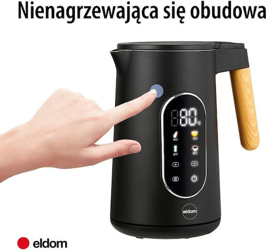 Eldom Βραστήρας 1.7lt 2200W Γκρι