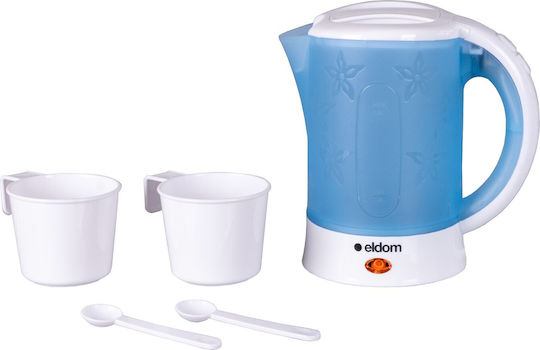 Eldom Reisegröße Wasserkocher 600ml 550W Blau