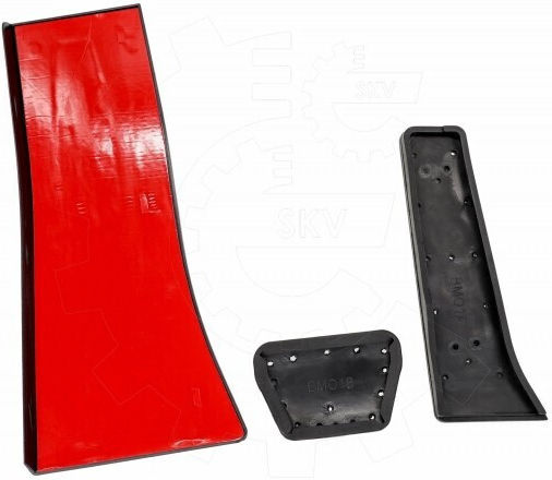 SKV Car Pedal Set For Bmw X3 X4 Z4 Series 5 Silver 3 Pieces