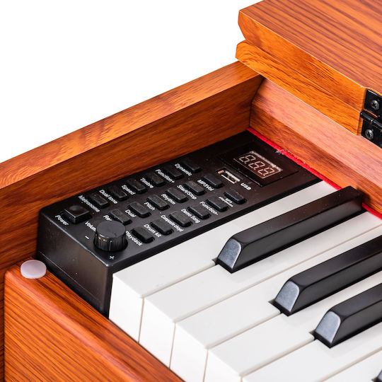 Parker Electric Piano JDP-50 Plus with 88 Weighted Keys and Headphone Connection Brown