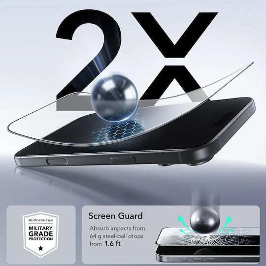 ESR Full Glue Tempered Glass 3τμχ (iPhone 17 Pro Max / iPhone 16 Pro Max)