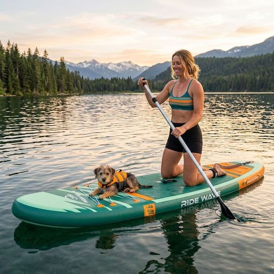 Dream House Aufblasbare SUP Board mit Länge 3,2m Grüne