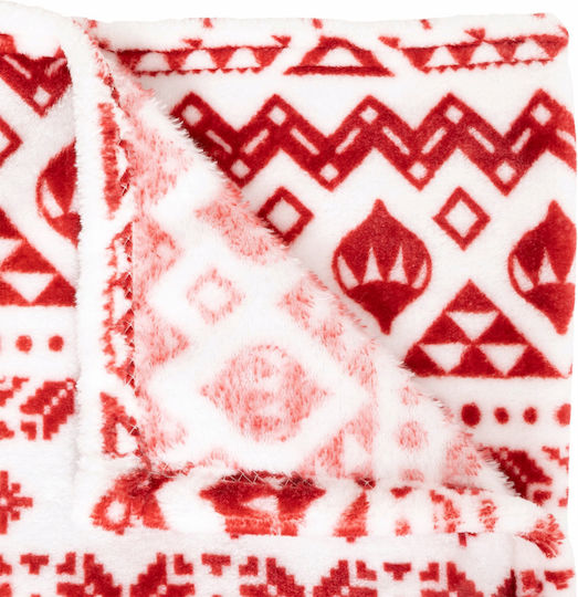 Atmosphera Sofa 130x180cm Red Blanket Atmosphera Sofa 130x180cm Red Blanket