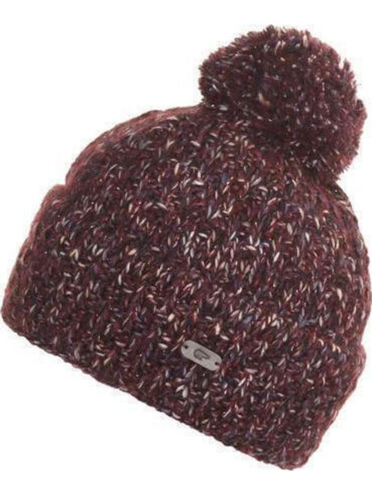 Katna Beanie Damen Strickmütze in Roter Farbe