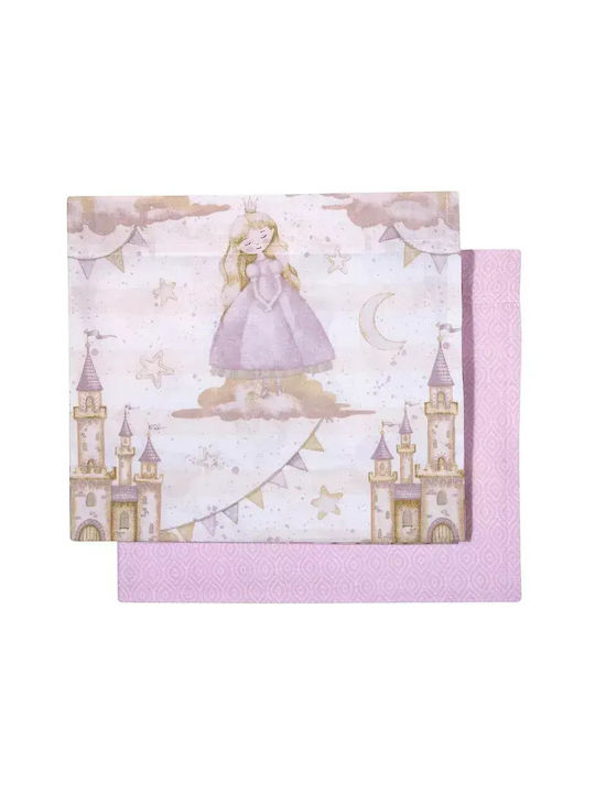 Greenwich Polo Club Set Baby Crib Sheets Cotton 8862 Pink 130x170cm 3pcs