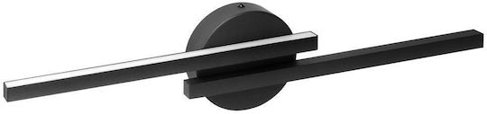 Adviti Classic Lamp Bathroom with Integrated LED and Natural White Light Black 5cm