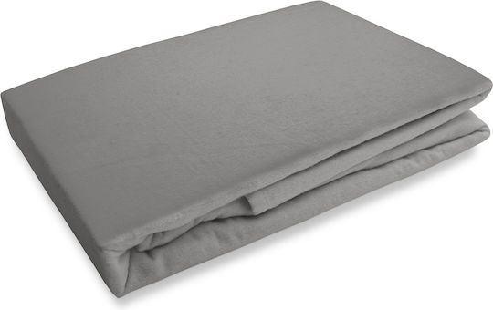 Darymex King Size 200x220εκ. με Λάστιχο Γκρι Χρώμα