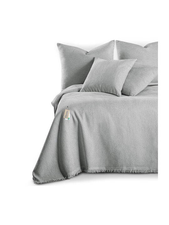 Filumi Duvet Cover Double 230x260 Light Grey