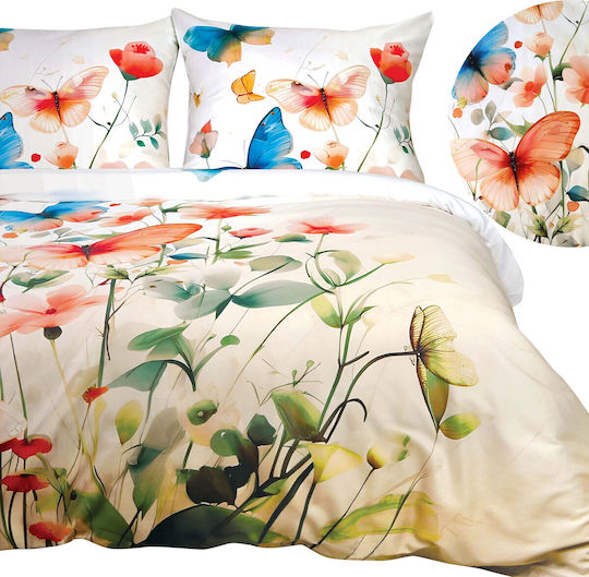 Darymex Set 140x200cm Spring Flowers And Butterflies
