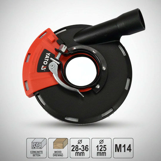 Yato YT-82994 Dust Collector Angle Grinder