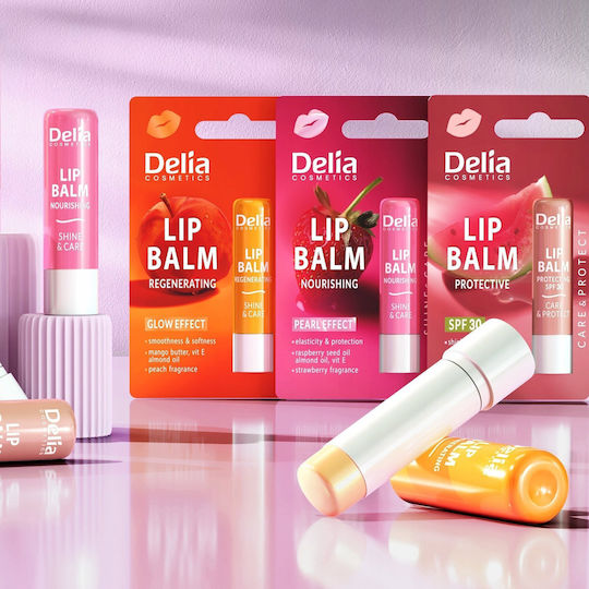 Delia Cosmetics Балсам за устни SPF30 Череша 4.8гр