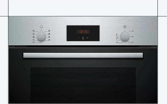 Bosch Φούρνος άνω Πάγκου 66lt με Εστίες Υγραερίου Π59.4εκ. Inox