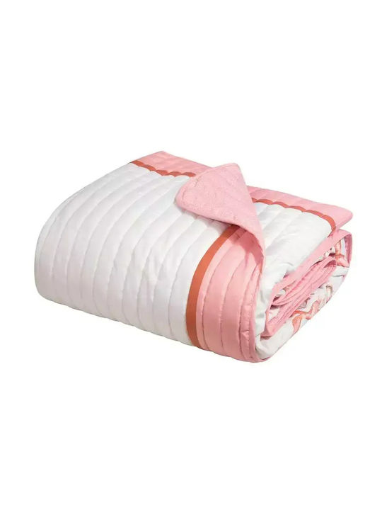 Greenwich Polo Club Βρεφικό Κουβερλί Microfiber Grey, Pink 110x150cm