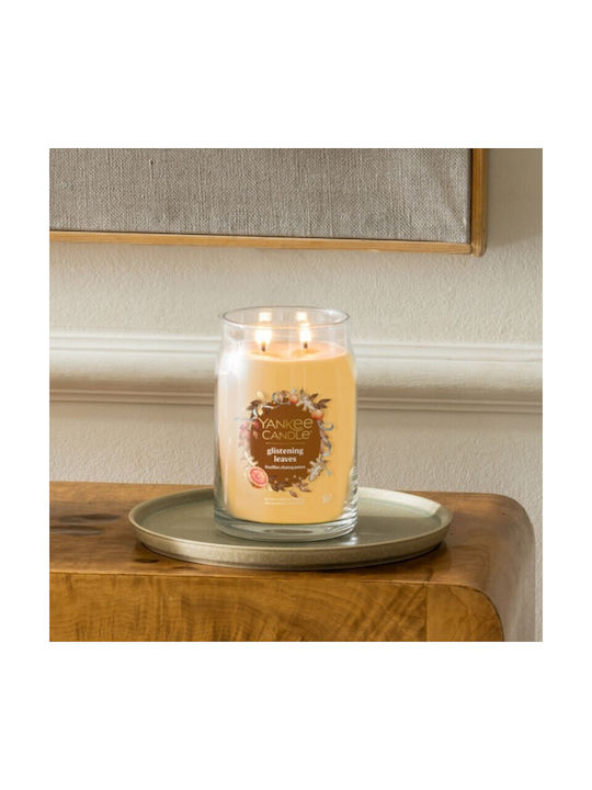 Schimmernde Blätter Yankee Candle Signature Große Aromatische Kerze Mit Zwei Dochten Neu 2025