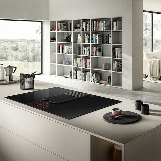Elica Nikola Tesla Libra Evo Induction Autonomous Cooktop With Hood & Lock Mode 83x51.5cm