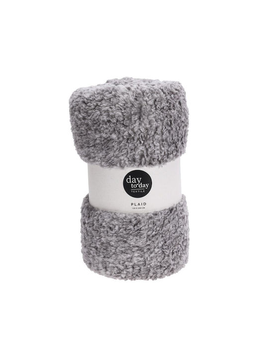Next Next Sherpa Blanket Single 150x200cm Gray