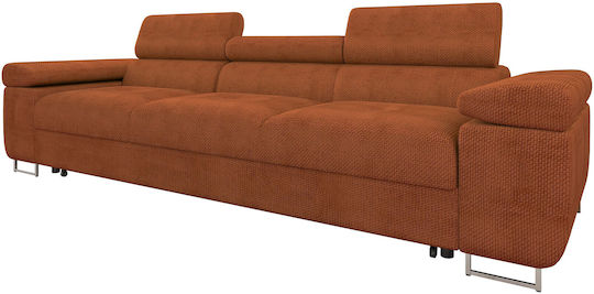 Torezio Three-Seater Couch Bed 263x124x70cm. Portokali Torezio Three-Seater Couch Bed 263x124x70cm. Portokali