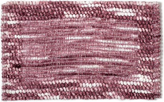 Silk Fashion Pink Bath Mat 55x90cm