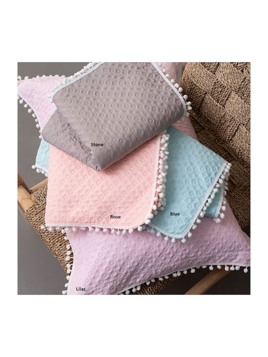 Palamaiki Juniper Set Coverlet Single Ciel 160x240cm 2pcs
