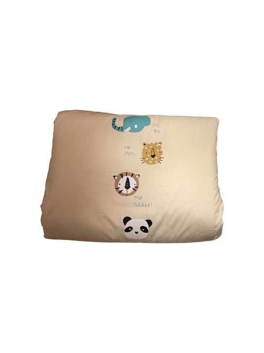 Petit Praia Duvet Crib Cotton Jungle Beige 100x140cm