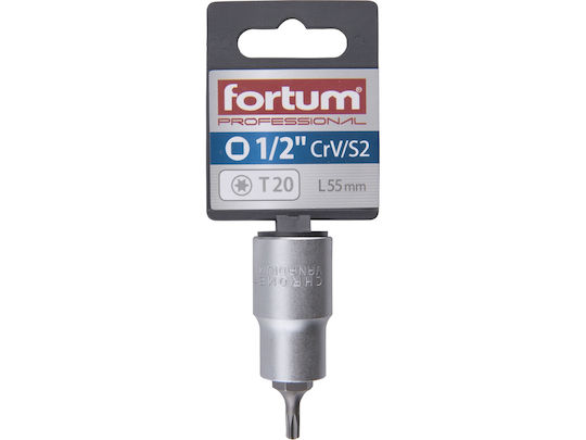 Biți Cu Cap Hexagonal 1/2" Torx T20 Fortum 4700720 55mm