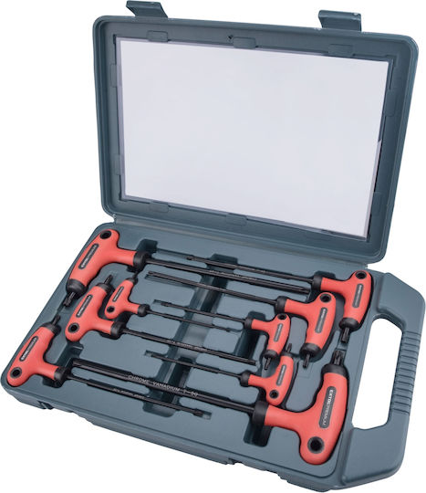 Chei Torx Cu Mâner În T Extol Premium 9 Bucăți 8819401