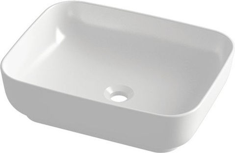 Orabella Palma Einbau Badezimmerwaschbecken aus Porzellan 50x39cm Weiß Orabella Palma Einbau Badezimmerwaschbecken aus Porzellan 50x39cm Weiß