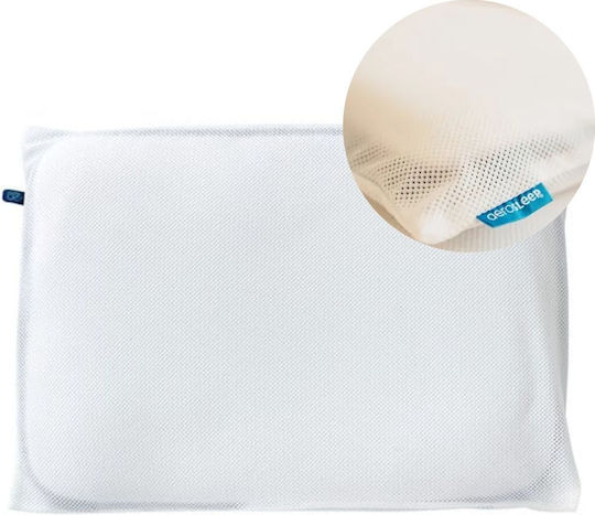 Aerosleep Βρεφική Μαξιλαροθήκη Λευκή 50x35εκ.