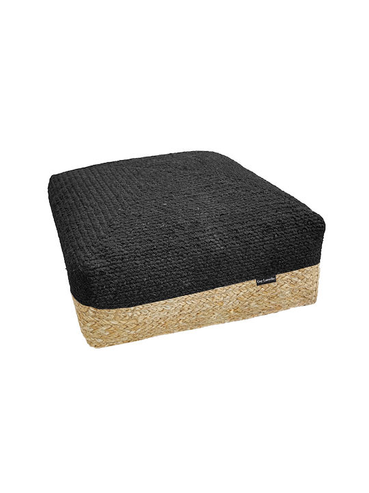 Bean Bag Chair Stool Waterproof Boho Boho Natural 50x50x25cm