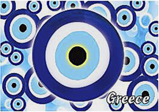 Chengxin Matakia Charm Rectangular Decorative Magnet 5.5x8cm