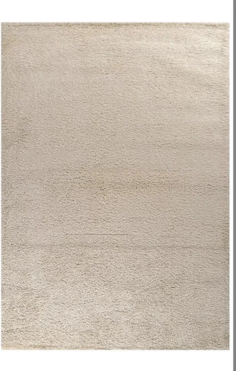 Tzikas Carpets Alpino Σετ Μοντέρνα Χαλιά Κρεβατοκάμαρας Λευκά 151-0-355-80258-060 2τμχ