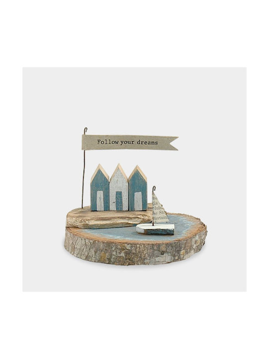 Synchronia Wooden Wall Ornament Your 11x7.8x8.3cm