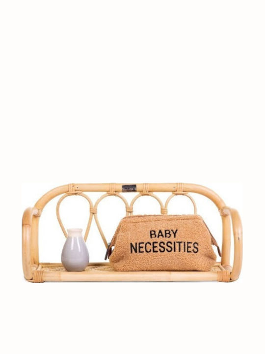 Детски Рафт Rattan Стенен Бежов 53x23x23см