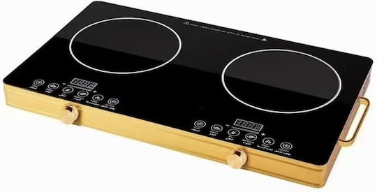 Alpha-Market Countertop Burner Ceramic Double