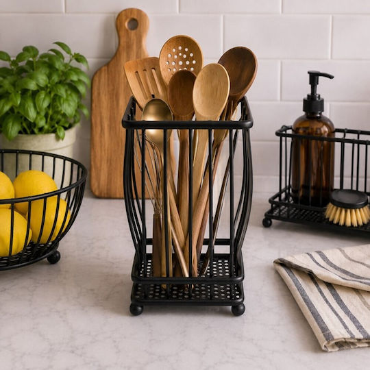Wenko Kitchen Sink Organizer Base in Inox Steel Black