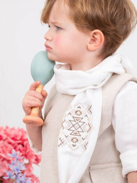 Bambolino Baptism Suit for Boy Beige