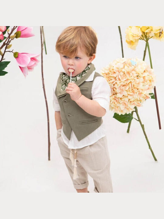 Bambolino Baptism Suit for Boy Stratos Multicolour