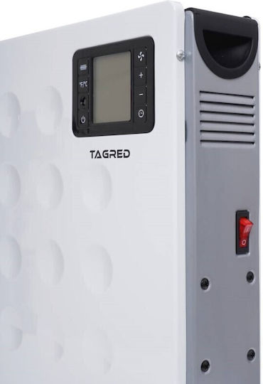 Tagred Θερμοπομπός Δαπέδου 2000W με Ηλεκτρονικό Θερμοστάτη Λευκός