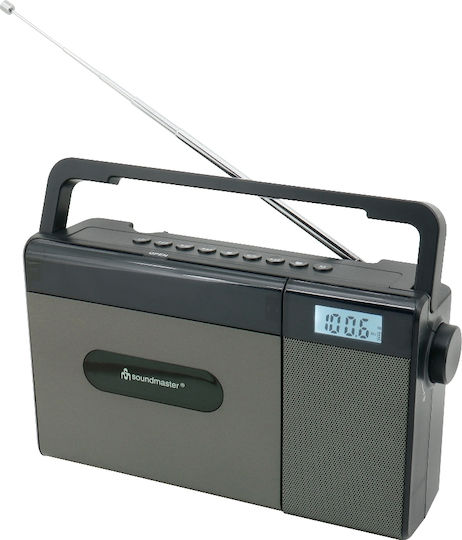Soundmaster RCD1170SW Portable Battery Radio with Bluetooth and USB Grey