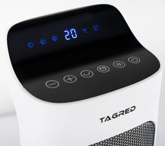 Tagred Ceramic Fan Heater Room Floor Alb 2000W
