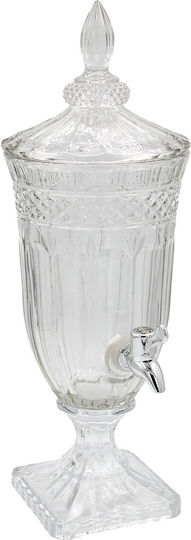 Keskor Glass Vase Beverage Dispenser with Spigot 2lt