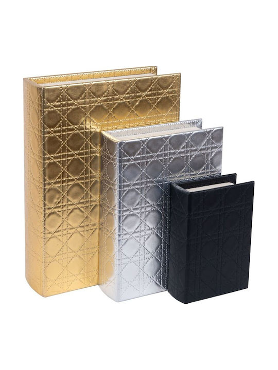 Set Dekorative Boxen im Buchformat 3Stück