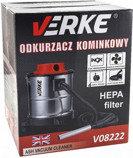Verke Пепелник 1200W с кофа 20лт