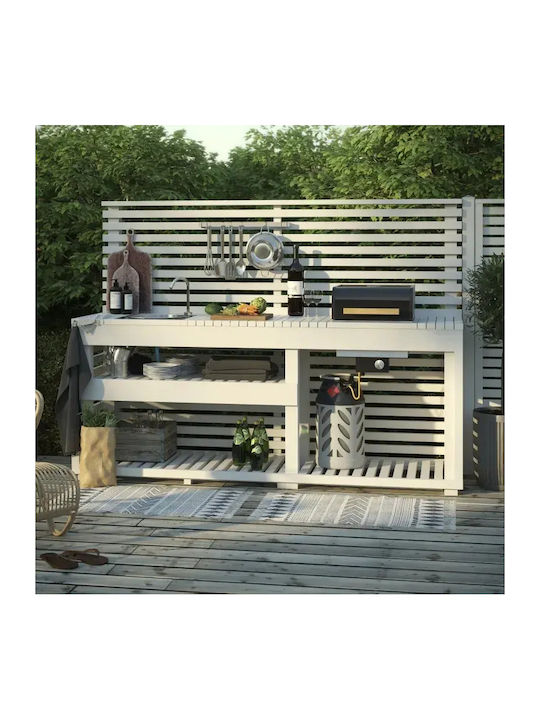 Garden Kitchen Stainless Steel Countertop