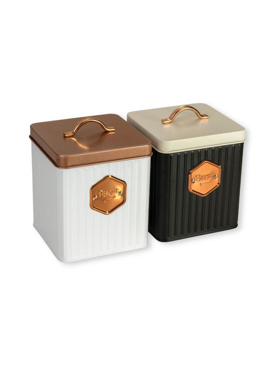 Viosarp Метална Черна Бисквитка 15x15x19см №32762