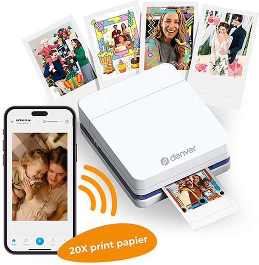 Denver Inkjet Printer for Photos with Bluetooth MCP-6010