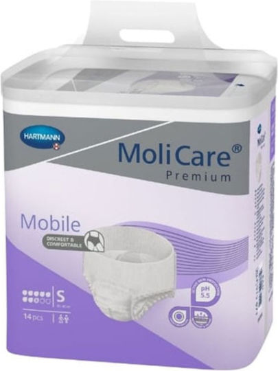 Hartmann MoliCare Premium Mobile Inkontinenz-Unterwäsche 8 Tropfen Kleine 14Einheiten