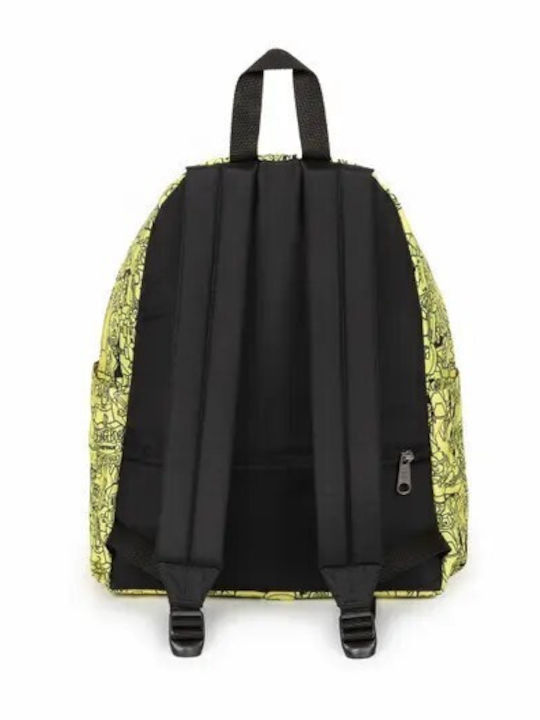 Eastpak Day Pak'r School Backpack Junior High-High School With Water Bottle Holder Yellow 24 Litre 30 x 18 x 40 cm