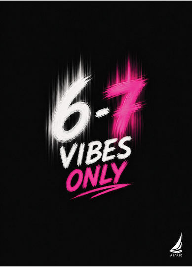 Aigaio Spiral Notebook 6-7 Vibes Only B5 17x25cm 3 Subjects